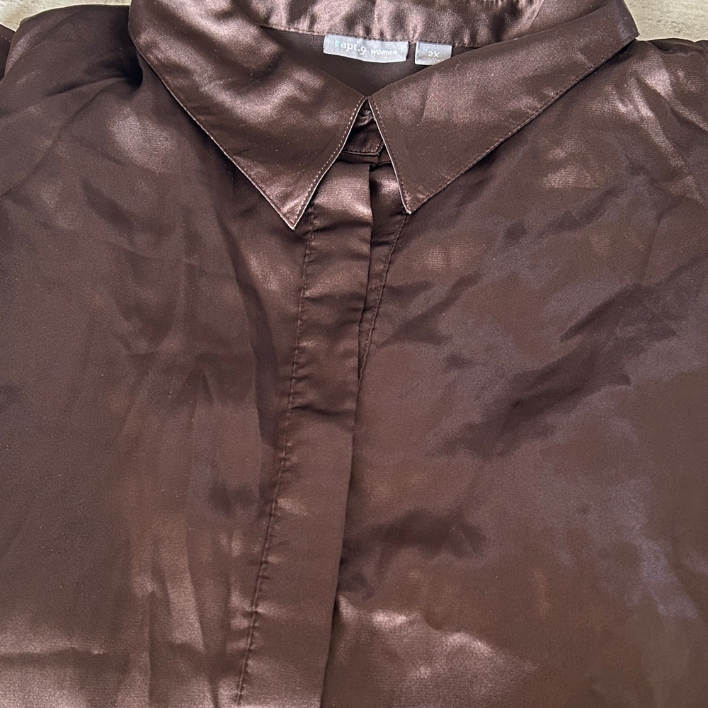 Apt. 9 Women's Brown Blouse